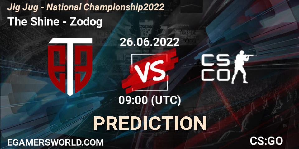 Pronósticos The Shine - Zodog. 26.06.2022 at 09:00. Jig Jug - National Championship 2022 - Counter-Strike (CS2)