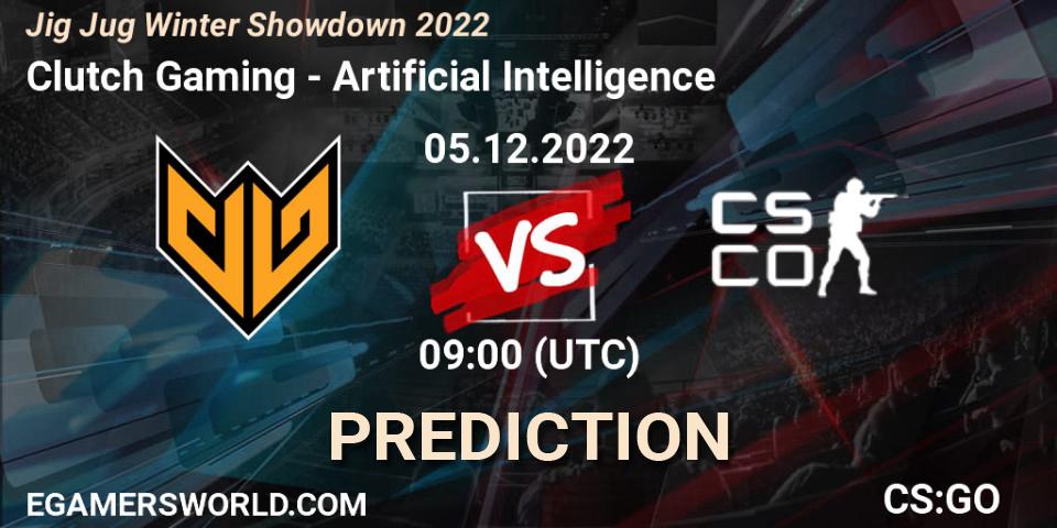 Pronósticos Clutch Gaming - Artificial Intelligence. 05.12.22. Jig Jug Winter Showdown 2022 - CS2 (CS:GO)