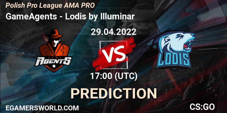 Pronósticos GameAgents - Lodis by Illuminar. 29.04.2022 at 17:00. Polish Pro League AMA PRO - Counter-Strike (CS2)