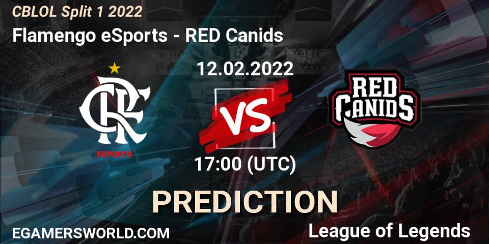Pronósticos Flamengo eSports - RED Canids. 12.02.2022 at 17:00. CBLOL Split 1 2022 - LoL