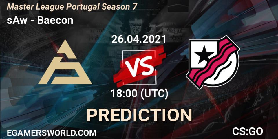 Pronósticos sAw - Baecon. 26.04.21. Master League Portugal Season 7 - CS2 (CS:GO)