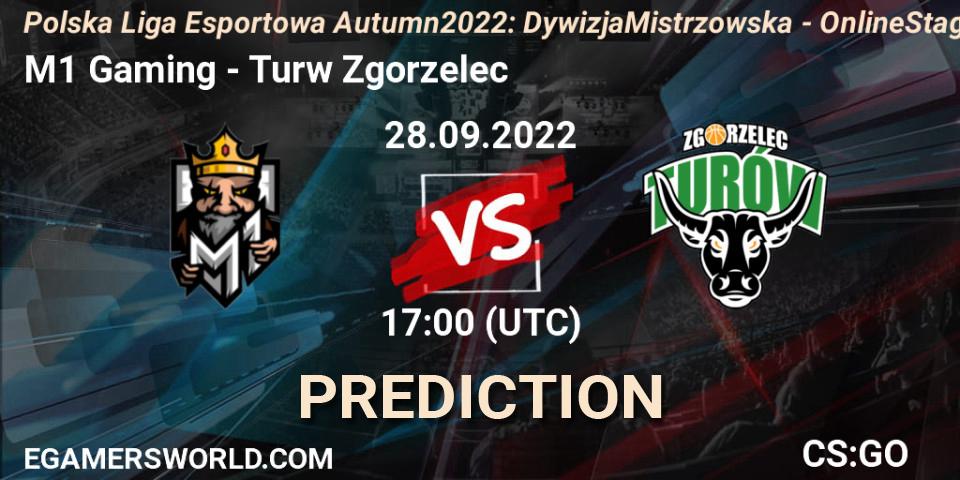 Pronósticos M1 Gaming - Turów Zgorzelec. 28.09.2022 at 17:00. Polska Liga Esportowa Autumn 2022: Dywizja Mistrzowska - Online Stage - Counter-Strike (CS2)