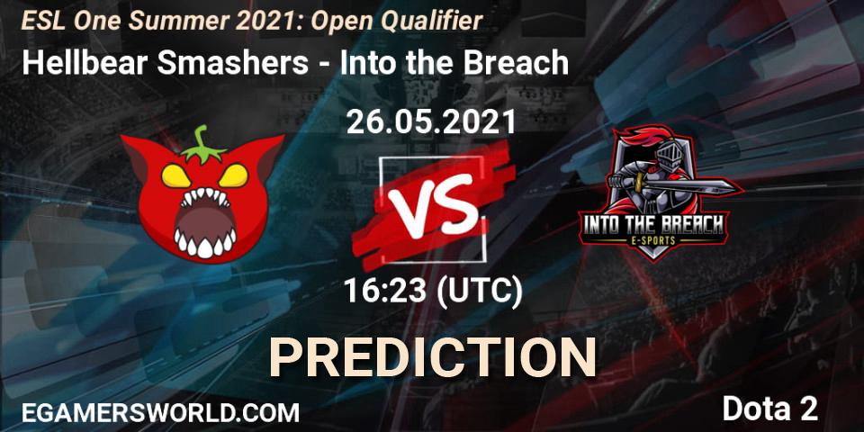 Pronósticos Hellbear Smashers - Into the Breach. 26.05.2021 at 16:23. ESL One Summer 2021: Open Qualifier - Dota 2