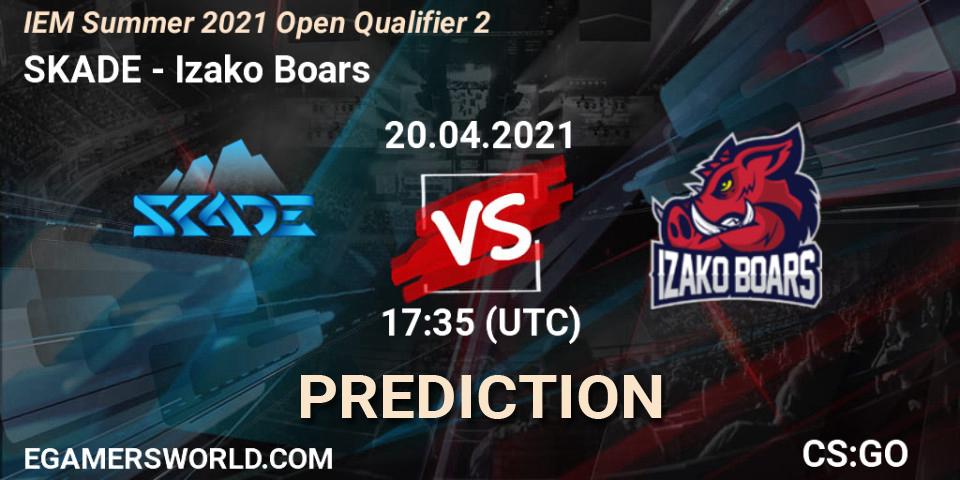 Pronósticos SKADE - Izako Boars. 20.04.21. IEM Summer 2021 Open Qualifier 2 - CS2 (CS:GO)
