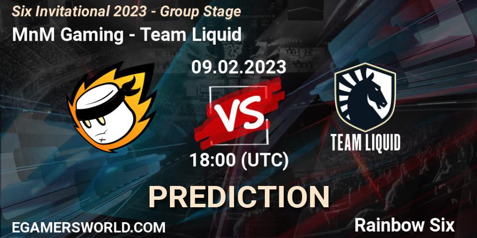 Pronósticos MnM Gaming - Team Liquid. 09.02.23. Six Invitational 2023 - Group Stage - Rainbow Six