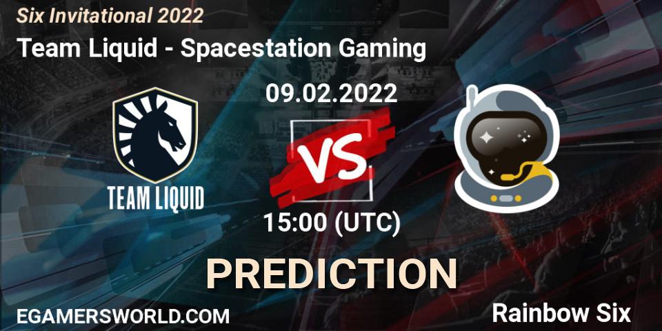 Pronósticos Team Liquid - Spacestation Gaming. 09.02.22. Six Invitational 2022 - Rainbow Six