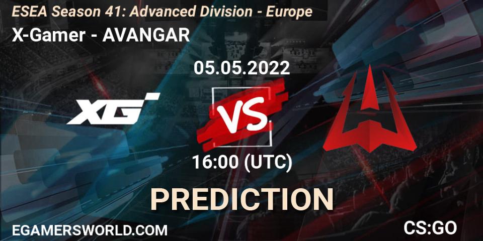 Pronósticos X-Gamer - AVANGAR. 05.05.2022 at 16:00. ESEA Season 41: Advanced Division - Europe - Counter-Strike (CS2)