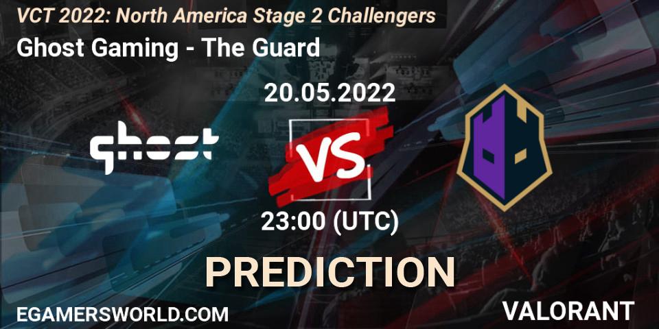 Pronósticos Ghost Gaming - The Guard. 20.05.2022 at 23:05. VCT 2022: North America Stage 2 Challengers - VALORANT
