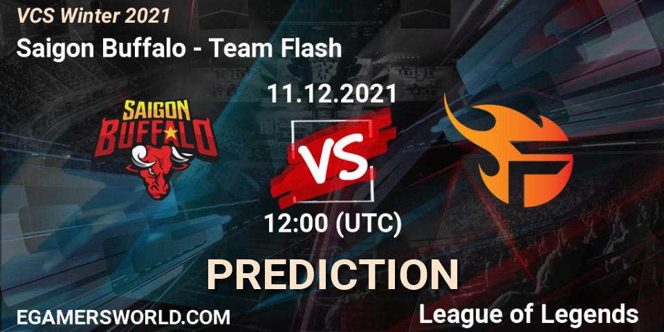 Pronósticos Saigon Buffalo - Team Flash. 11.12.2021 at 12:00. VCS Winter 2021 - LoL