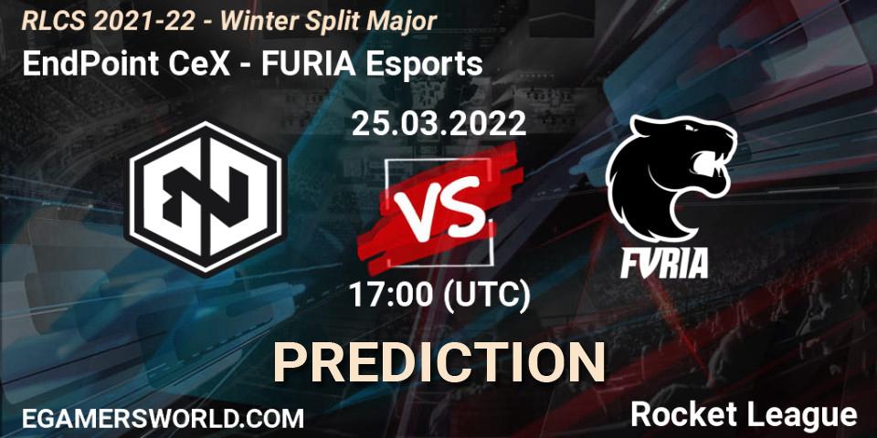 Pronósticos EndPoint CeX - FURIA Esports. 25.03.2022 at 17:00. RLCS 2021-22 - Winter Split Major - Rocket League