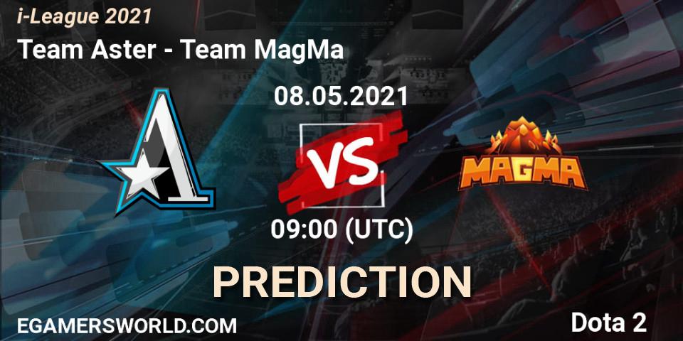 Pronósticos Team Aster - Team MagMa. 08.05.2021 at 08:05. i-League 2021 Season 1 - Dota 2