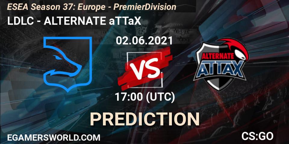 Pronósticos LDLC - ALTERNATE aTTaX. 02.06.2021 at 17:00. ESEA Season 37: Europe - Premier Division - Counter-Strike (CS2)