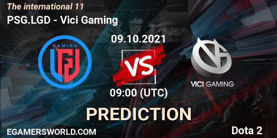 Pronósticos PSG.LGD - Vici Gaming. 09.10.21. The Internationa 2021 - Dota 2