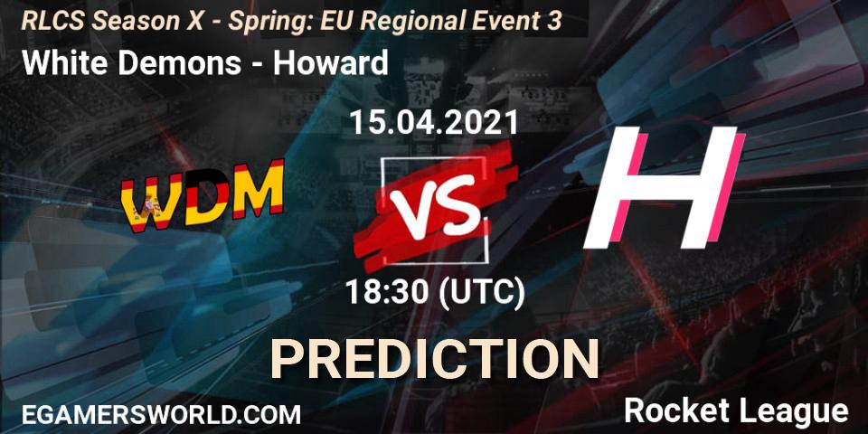 Pronósticos White Demons - Howard. 15.04.2021 at 18:30. RLCS Season X - Spring: EU Regional Event 3 - Rocket League