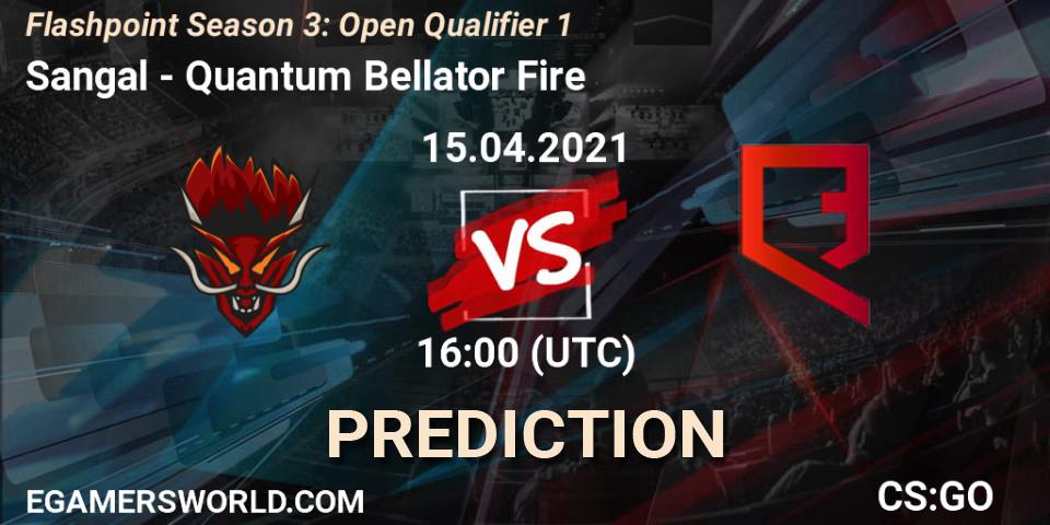Pronósticos Sangal - Quantum Bellator Fire. 15.04.21. Flashpoint Season 3: Open Qualifier 1 - CS2 (CS:GO)