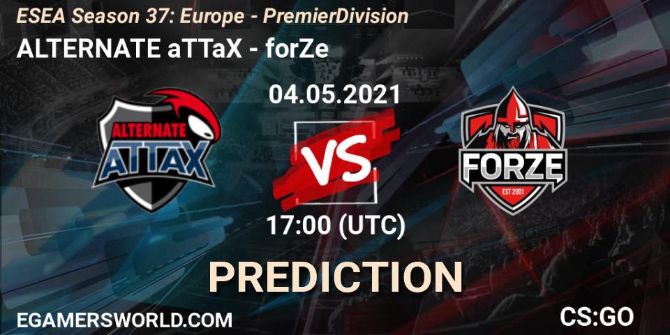 Pronósticos ALTERNATE aTTaX - forZe. 16.06.21. ESEA Season 37: Europe - Premier Division - CS2 (CS:GO)