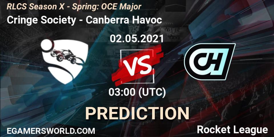 Pronósticos Cringe Society - Canberra Havoc. 02.05.21. RLCS Season X - Spring: OCE Major - Rocket League