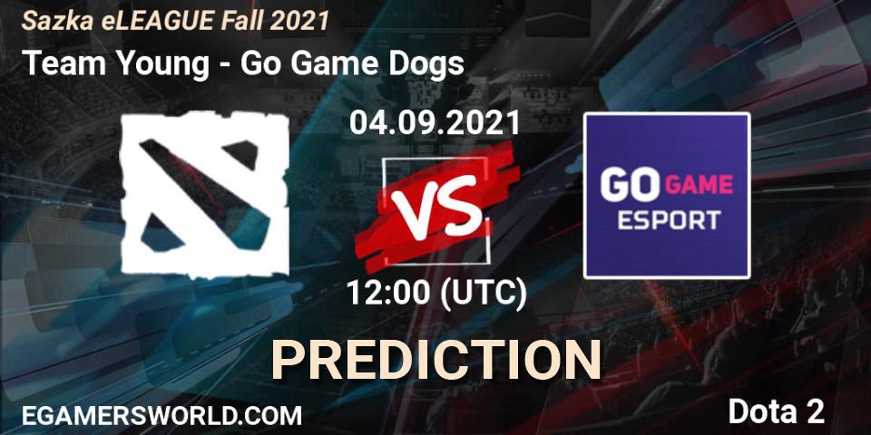 Pronósticos Team Young - Go Game Dogs. 04.09.2021 at 13:30. Sazka eLEAGUE Fall 2021 - Dota 2