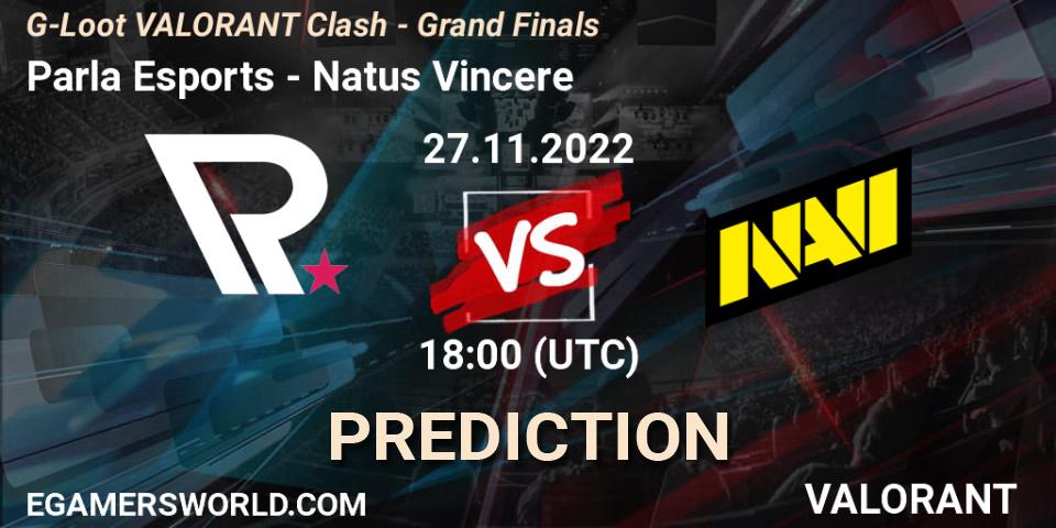 Pronósticos Parla Esports - Natus Vincere. 27.11.22. G-Loot VALORANT Clash - Grand Finals - VALORANT