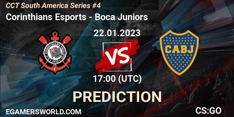Pronósticos Corinthians Esports - Boca Juniors. 22.01.2023 at 17:00. CCT South America Series #4 - Counter-Strike (CS2)