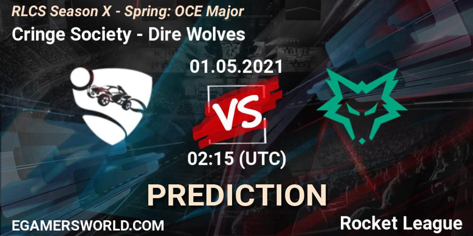Pronósticos Cringe Society - Dire Wolves. 01.05.2021 at 02:15. RLCS Season X - Spring: OCE Major - Rocket League