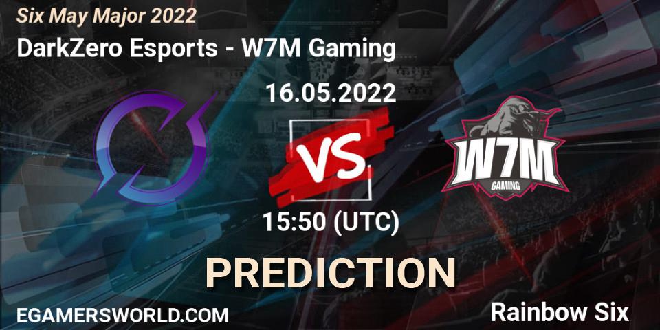 Pronósticos DarkZero Esports - W7M Gaming. 16.05.22. Six Charlotte Major 2022 - Rainbow Six