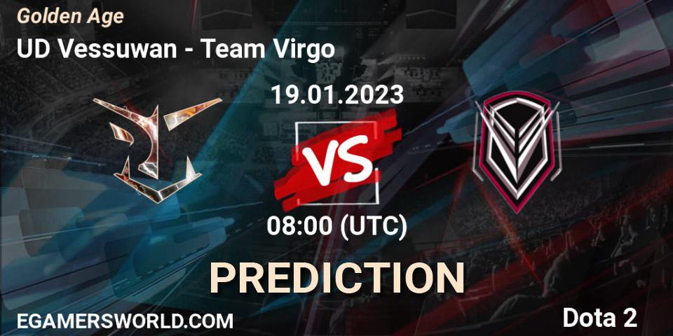Pronósticos UD Vessuwan - Team Virgo. 19.01.23. Golden Age - Dota 2