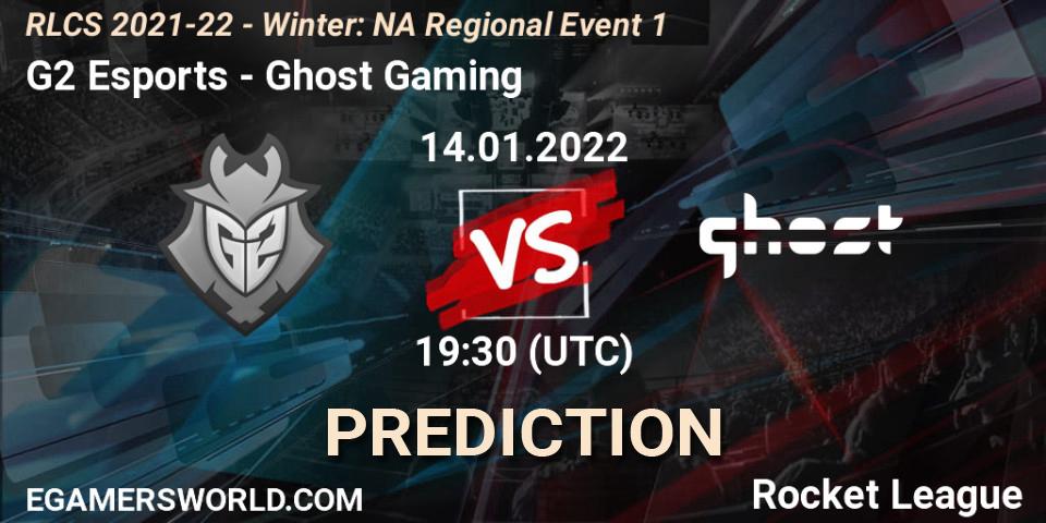 Pronósticos G2 Esports - Ghost Gaming. 14.01.22. RLCS 2021-22 - Winter: NA Regional Event 1 - Rocket League