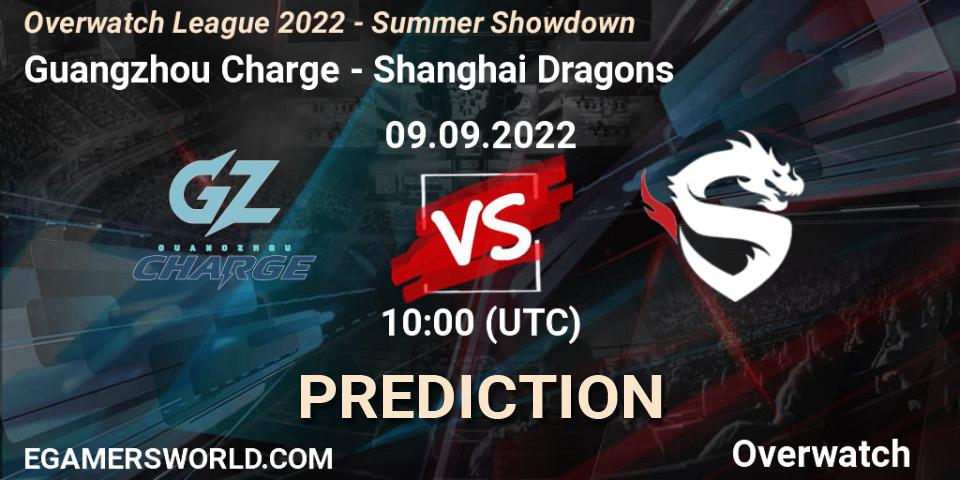 Pronósticos Guangzhou Charge - Shanghai Dragons. 09.09.22. Overwatch League 2022 - Summer Showdown - Overwatch