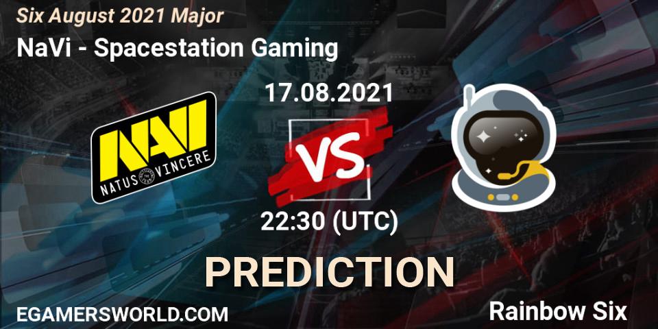Pronósticos NaVi - Spacestation Gaming. 16.08.2021 at 15:00. Six August 2021 Major - Rainbow Six