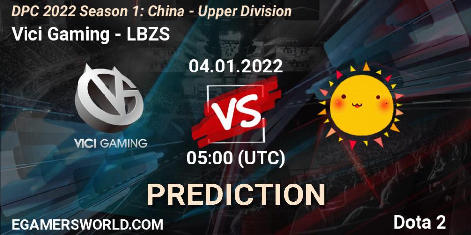 Pronósticos Vici Gaming - LBZS. 04.01.2022 at 04:57. DPC 2022 Season 1: China - Upper Division - Dota 2