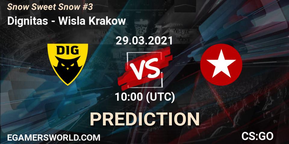 Pronósticos Dignitas - Wisla Krakow. 29.03.2021 at 10:30. Snow Sweet Snow #3 - Counter-Strike (CS2)
