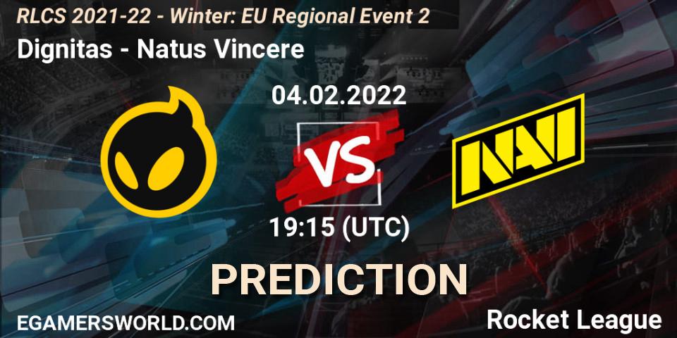Pronósticos Dignitas - Natus Vincere. 04.02.2022 at 19:15. RLCS 2021-22 - Winter: EU Regional Event 2 - Rocket League