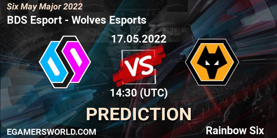 Pronósticos BDS Esport - Wolves Esports. 17.05.2022 at 14:30. Six Charlotte Major 2022 - Rainbow Six