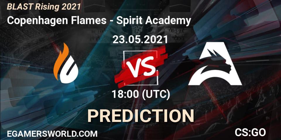 Pronósticos Copenhagen Flames - Spirit Academy. 23.05.21. BLAST Rising 2021 - CS2 (CS:GO)