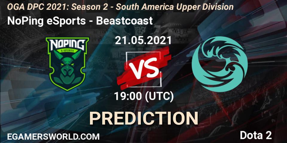 Pronósticos NoPing eSports - Beastcoast. 21.05.21. OGA DPC 2021: Season 2 - South America Upper Division - Dota 2