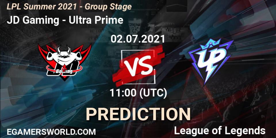 Pronósticos JD Gaming - Ultra Prime. 02.07.2021 at 11:00. LPL Summer 2021 - Group Stage - LoL