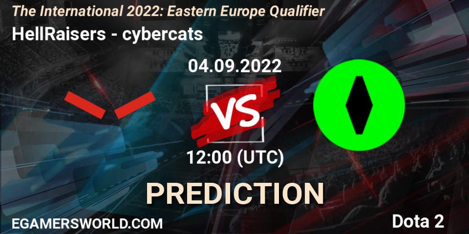 Pronósticos HellRaisers - cybercats. 04.09.2022 at 10:37. The International 2022: Eastern Europe Qualifier - Dota 2