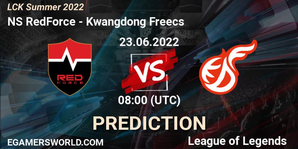 Pronósticos Nongshim RedForce - Freecs. 23.06.2022 at 08:00. LCK Summer 2022 - LoL