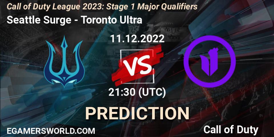 Pronósticos Seattle Surge - Toronto Ultra. 11.12.2022 at 21:30. Call of Duty League 2023: Stage 1 Major Qualifiers - Call of Duty