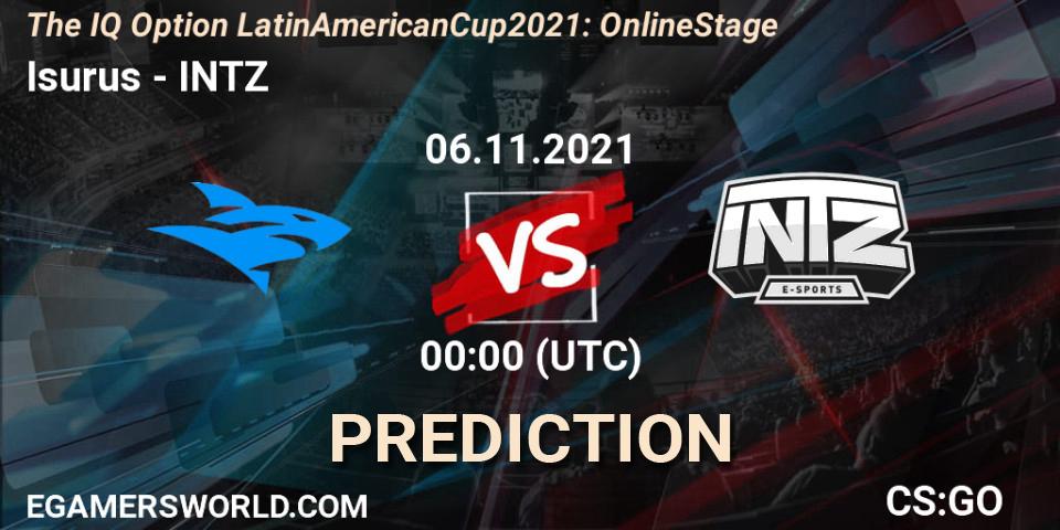 Pronósticos Isurus - INTZ. 06.11.21. The IQ Option Latin American Cup 2021: Online Stage - CS2 (CS:GO)