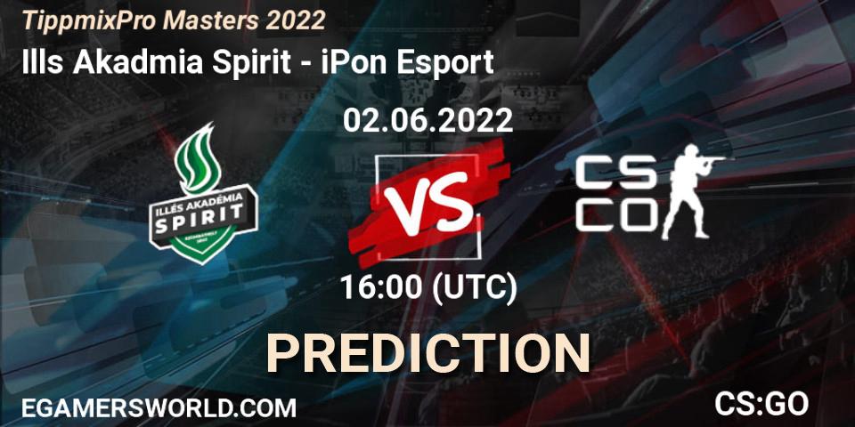 Pronósticos Illés Akadémia Spirit - iPon Esport. 02.06.2022 at 16:00. TippmixPro Masters 2022 - Counter-Strike (CS2)
