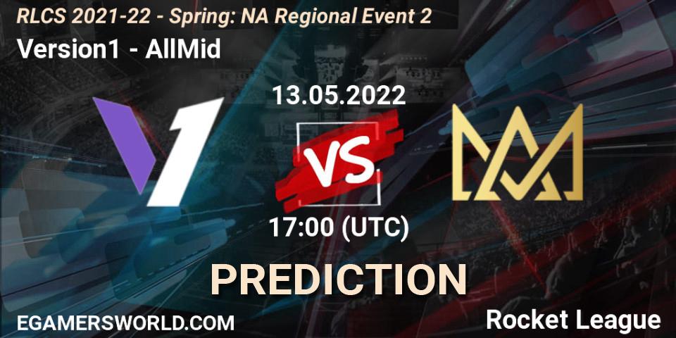 Pronósticos Version1 - AllMid. 13.05.22. RLCS 2021-22 - Spring: NA Regional Event 2 - Rocket League