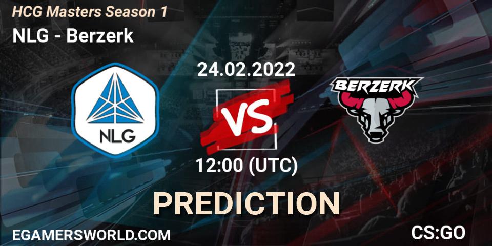 Pronósticos NLG - Berzerk. 24.02.2022 at 12:00. HCG Masters Season 1 - Counter-Strike (CS2)