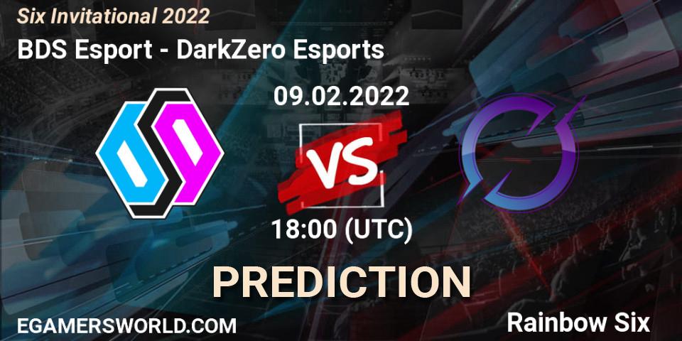 Pronósticos BDS Esport - DarkZero Esports. 09.02.2022 at 18:00. Six Invitational 2022 - Rainbow Six