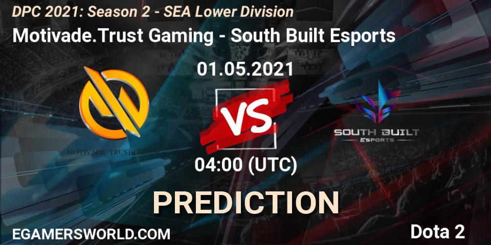 Pronósticos Motivade.Trust Gaming - South Built Esports. 01.05.2021 at 04:06. DPC 2021: Season 2 - SEA Lower Division - Dota 2