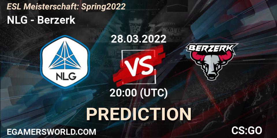 Pronósticos NLG - Berzerk. 28.03.22. ESL Meisterschaft: Spring 2022 - CS2 (CS:GO)