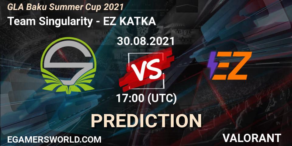 Pronósticos Team Singularity - EZ KATKA. 30.08.2021 at 17:00. GLA Baku Summer Cup 2021 - VALORANT