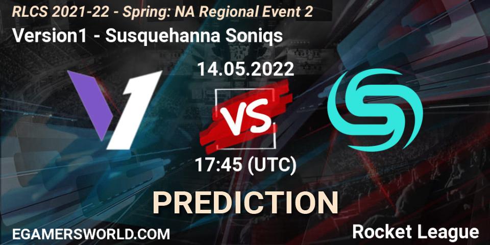 Pronósticos Version1 - Susquehanna Soniqs. 14.05.22. RLCS 2021-22 - Spring: NA Regional Event 2 - Rocket League