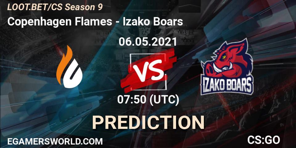 Pronósticos Copenhagen Flames - Izako Boars. 06.05.21. LOOT.BET/CS Season 9 - CS2 (CS:GO)